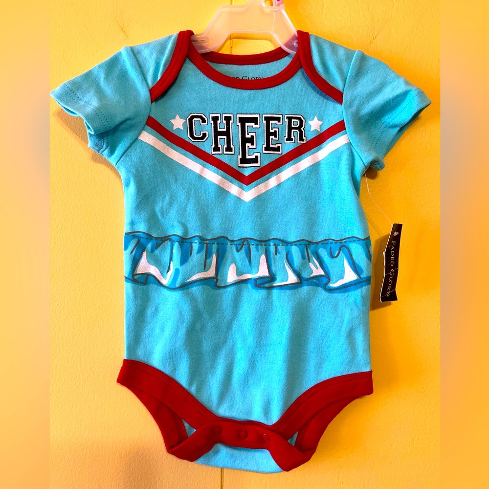 Faded Glory Cheer Onesie 0-3 months